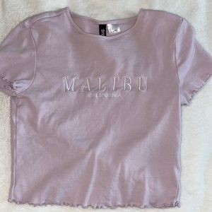 light purple Malibu top